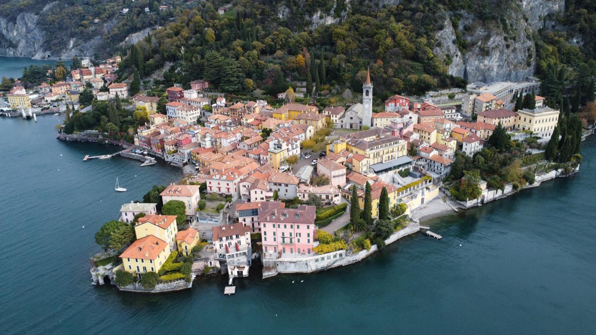 Villa Central Varenna Bagian luar foto